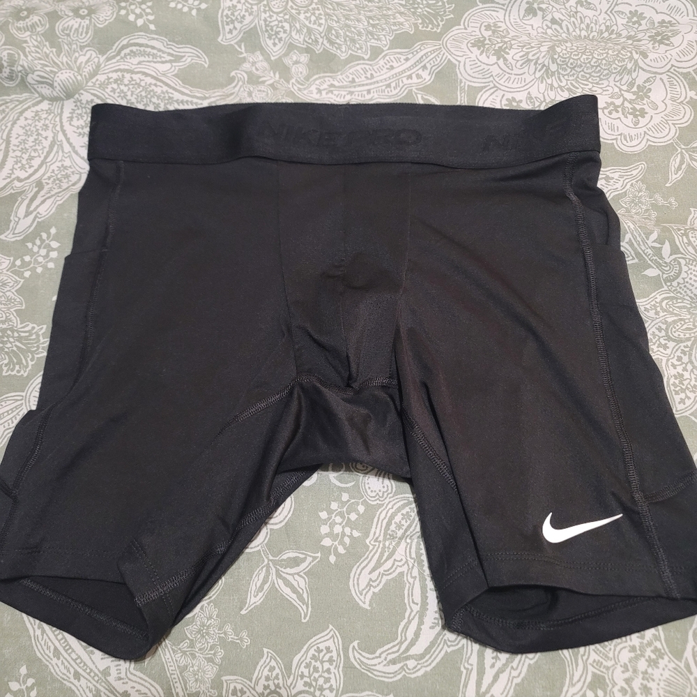 Nike Men's Black Boxer Briefs with White Logo